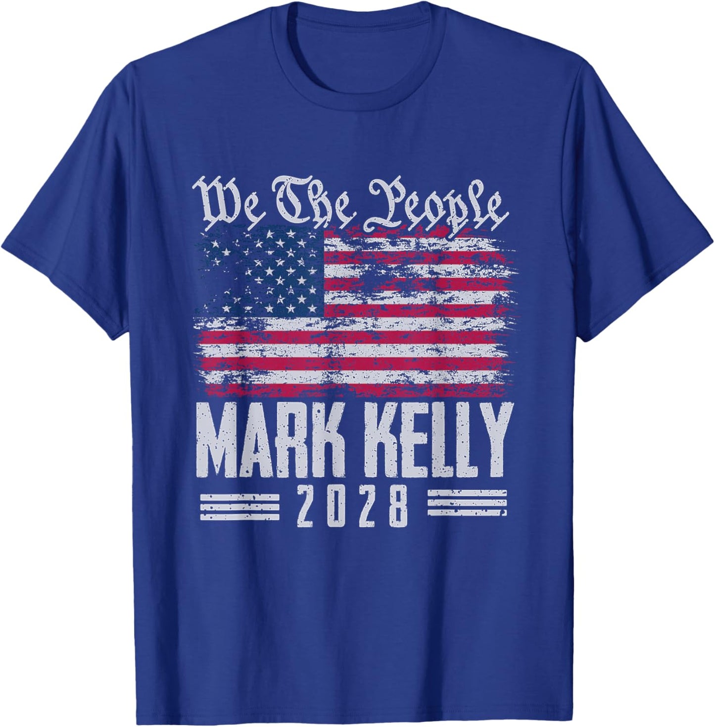 Kelly 2028 for President Mark Kelly 2028 US Flag T-Shirt - T-Shirt | Royal