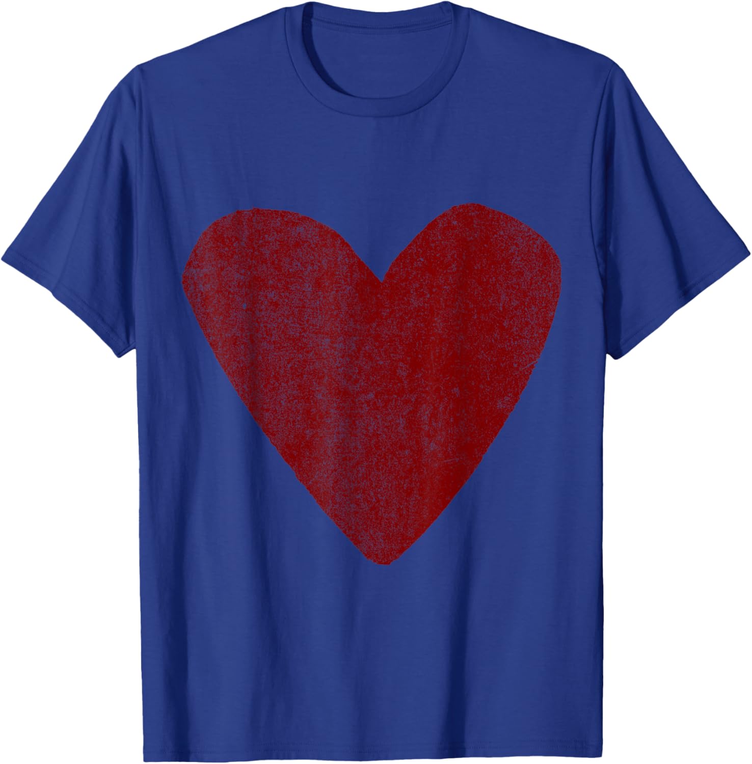 Positive Mental Health Awareness Colorful Heart Maroon T-Shirt - T-Shirt | Royal