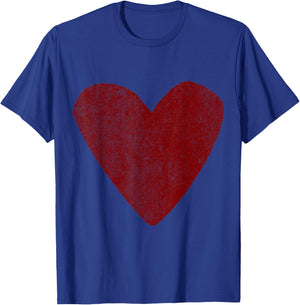 Positive Mental Health Awareness Colorful Heart Maroon T-Shirt - T-Shirt | Royal