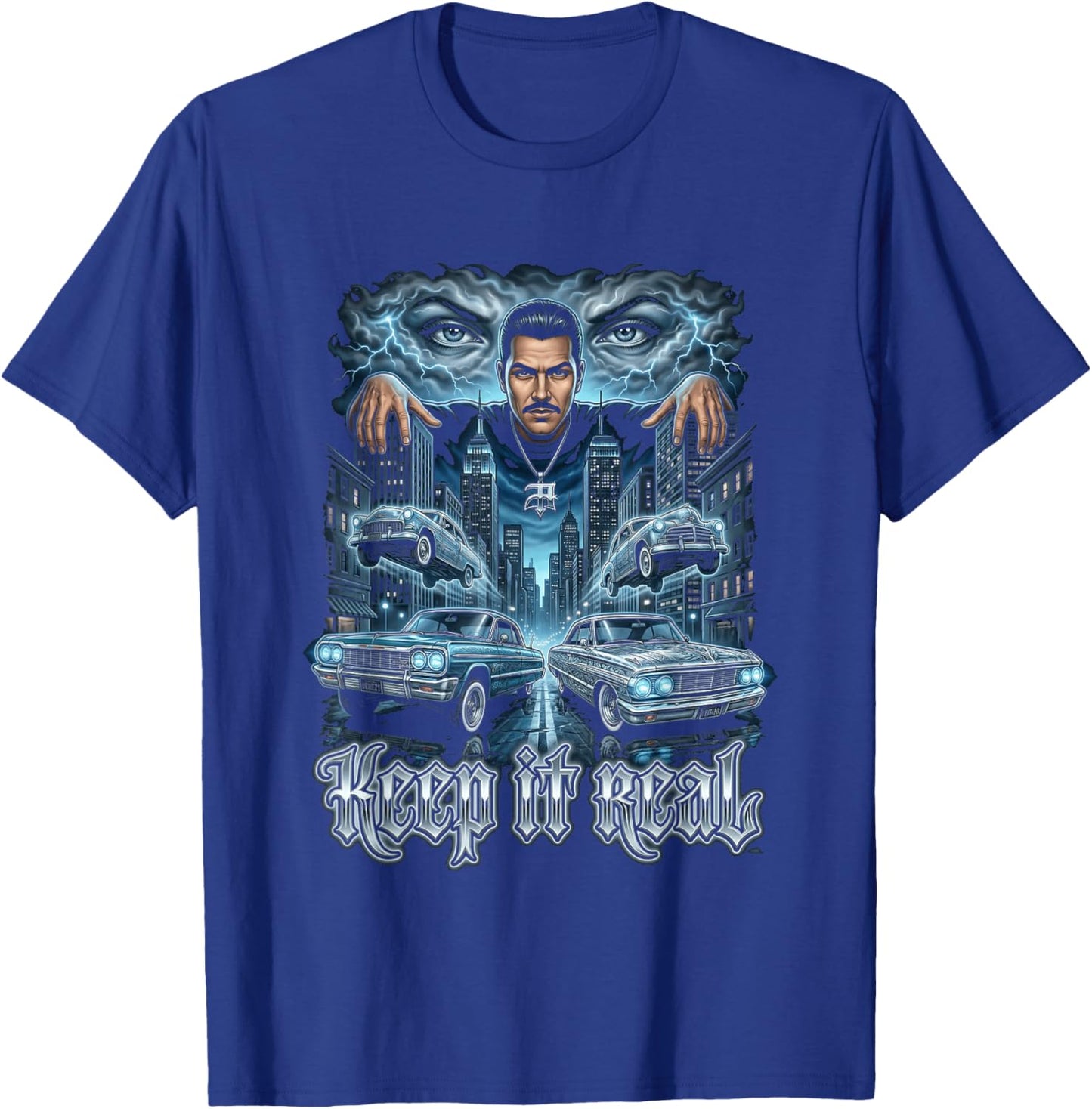 Car Urban Street Style T-Shirt - T-Shirt | Royal