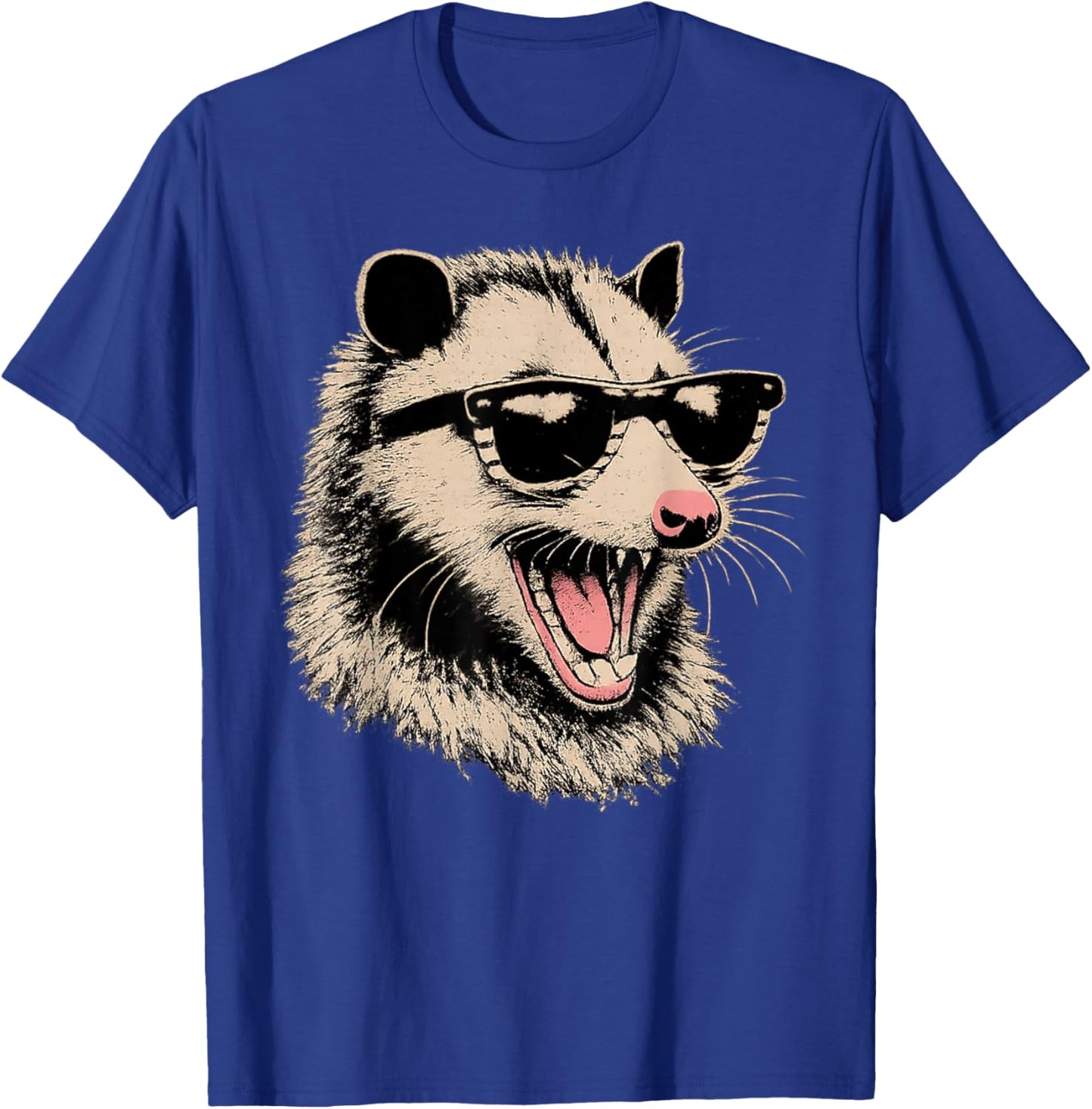 Funny Opossum Sunglasses Possum Lover Meme T-Shirt - T-Shirt | Royal