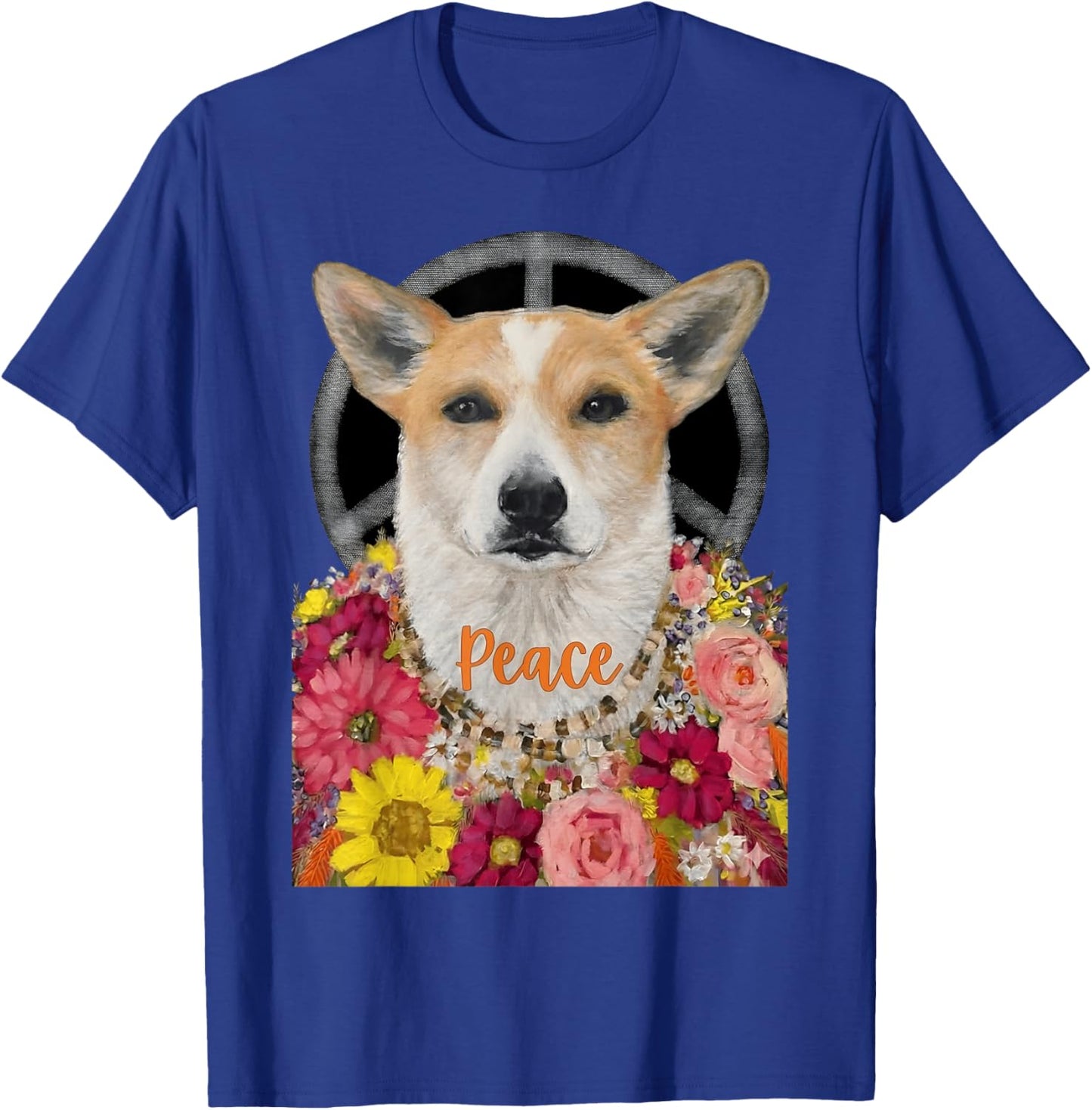 Aloka The Peace Dog Peace Walk Dog Painting T-Shirt - T-Shirt | Royal