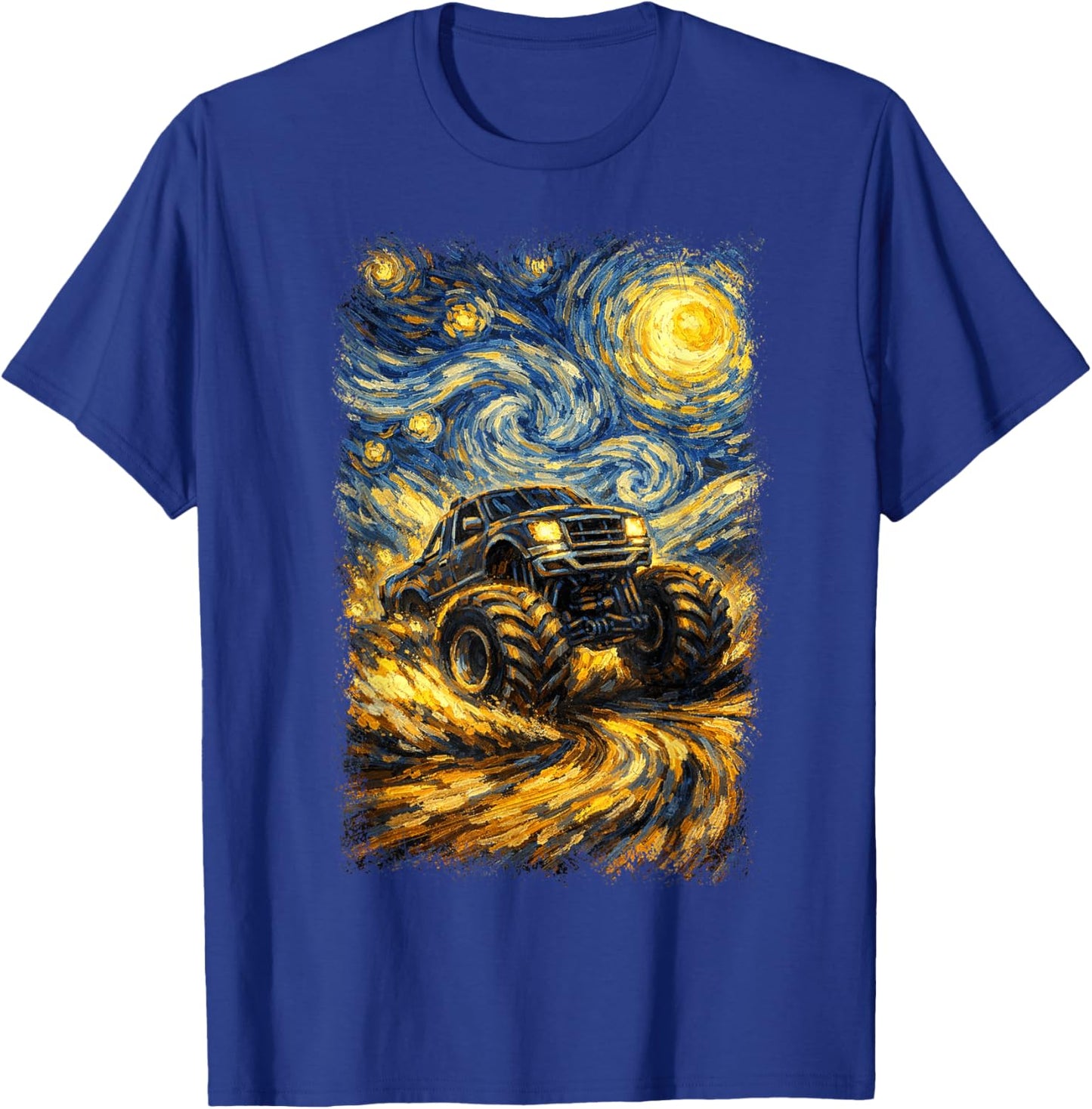 Monster Truck Adults Monster Truck Men Women T-Shirt - T-Shirt | Royal