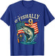 Kids O'fishally 9 Years Old Fishing 9th Birthday Boys Kids T-Shirt - T-Shirt | Royal