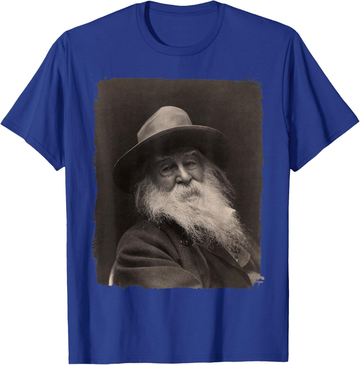 Walt Whitman, The Great American Poet T-Shirt - T-Shirt | Royal