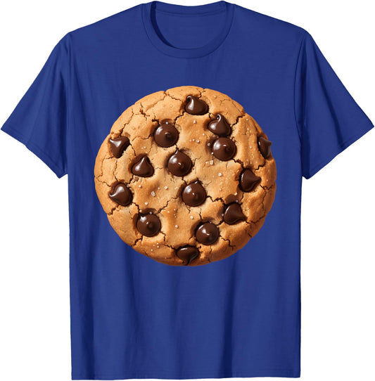 Chocolate Chip Cookie Bakery Biscuit Pastry Food Costume T-Shirt - T-Shirt | Royal