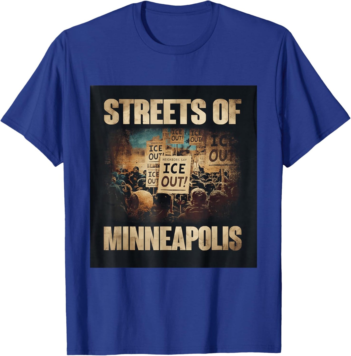 Streets of Minneapolis T-Shirt - T-Shirt | Royal