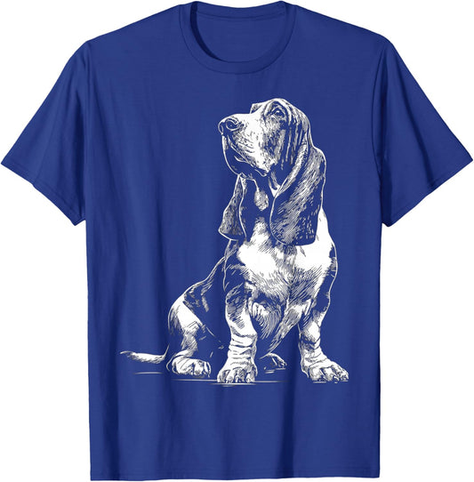 Basset Hound T-Shirt - T-Shirt | Royal