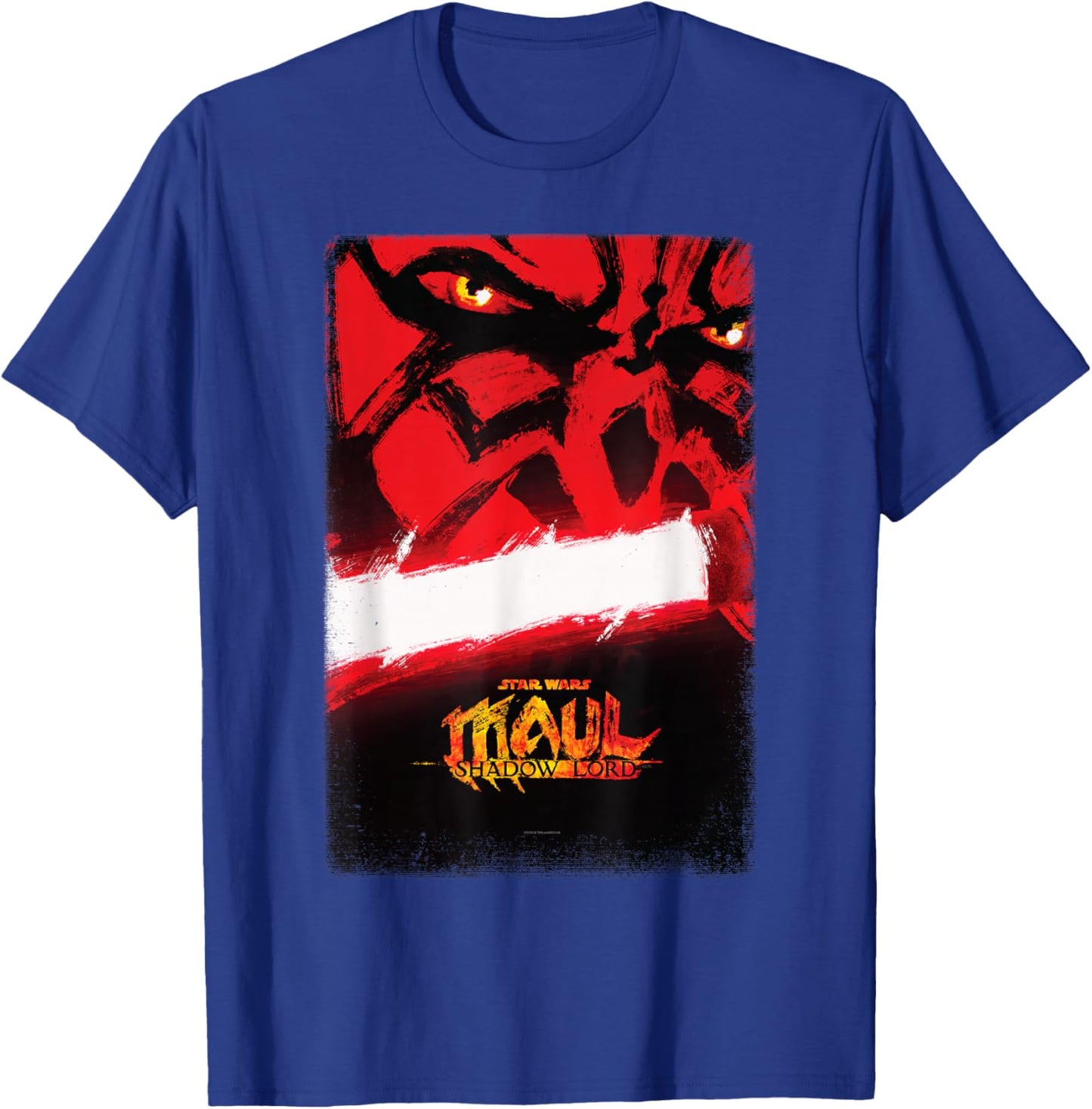Star Wars Maul - Shadow Lord Official Pre-Release Poster Art T-Shirt - T-Shirt | Royal