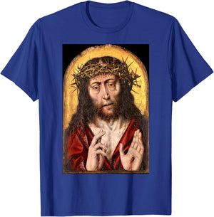 Jesus Christ Man of Sorrows Painting 1525 T-Shirt - T-Shirt | Royal