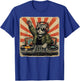 Funny DJ Cat Disco Sound Tech Headphone Music Cat Meme T-Shirt - T-Shirt | Royal