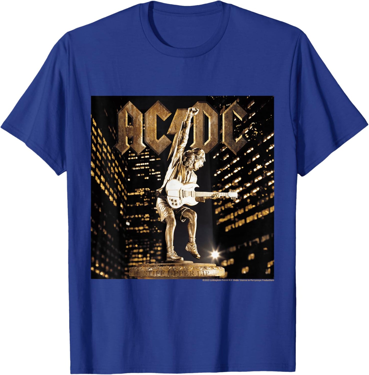 AC/DC Music Band Stiff Upper Lip City T-Shirt - T-Shirt | Royal