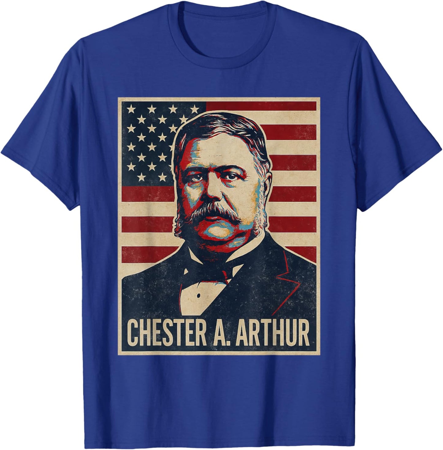 Chester A. Arthur Portrait T-Shirt - T-Shirt | Royal