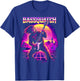 Bassquatch, Synthwave Bigfoot Bass Guitar Sasquatch T-Shirt - T-Shirt | Royal