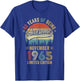 Vintage November 1965 Old 60Th Birthday Men Women T-Shirt - T-Shirt | Royal