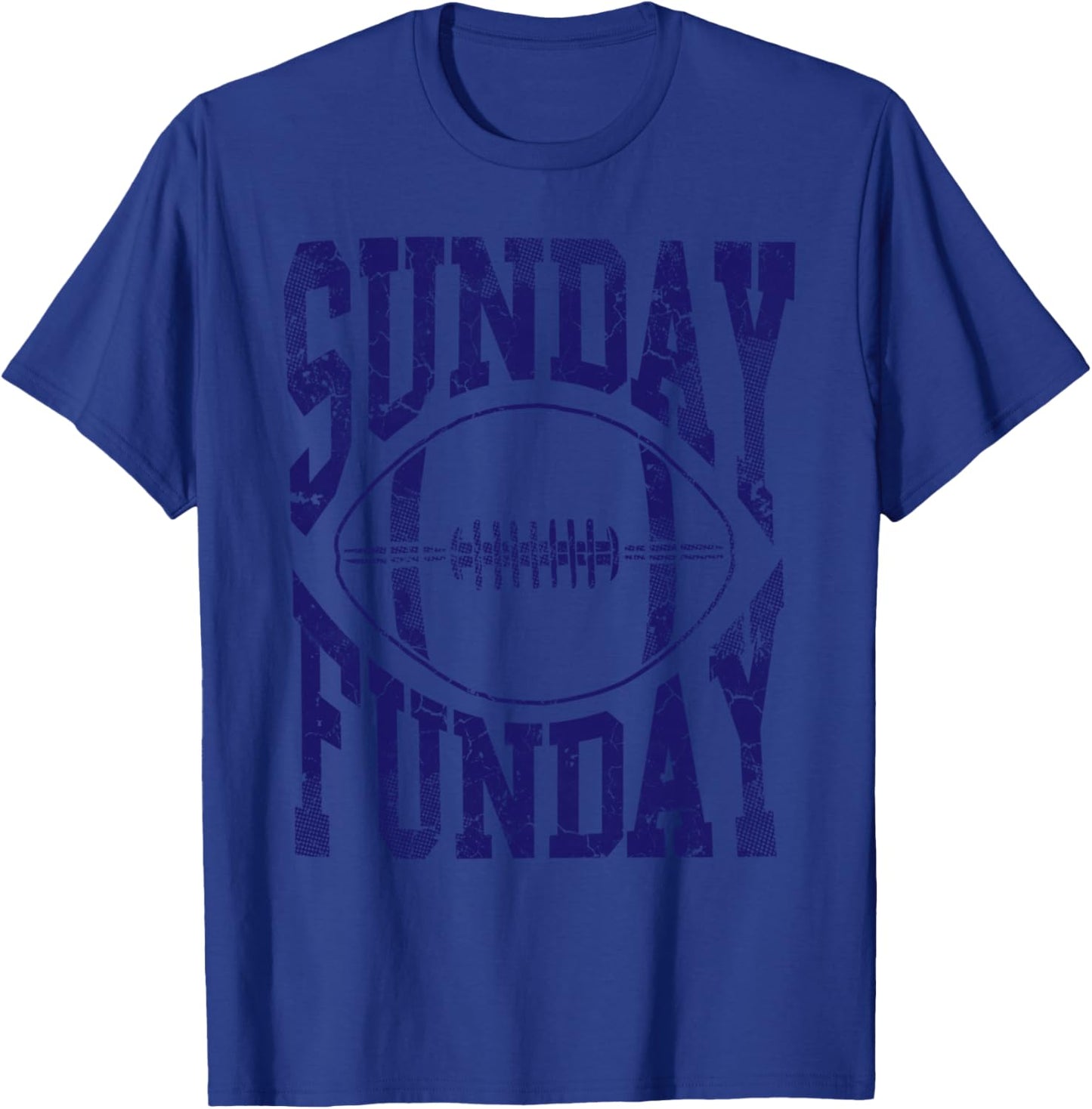 Sunday Funday Football Men Women Kids Boys T-Shirt - T-Shirt | Royal