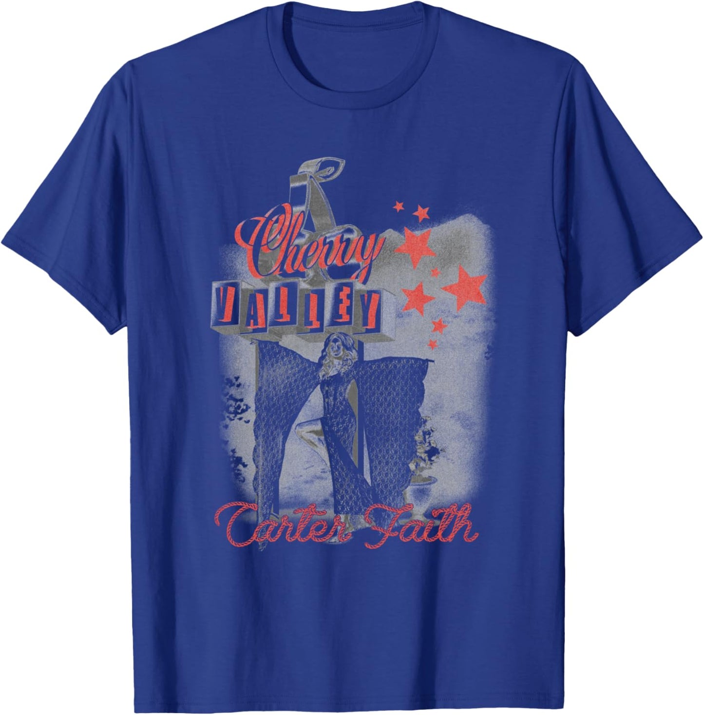 Official Carter Faith Cherry Valley T-Shirt - T-Shirt | Royal
