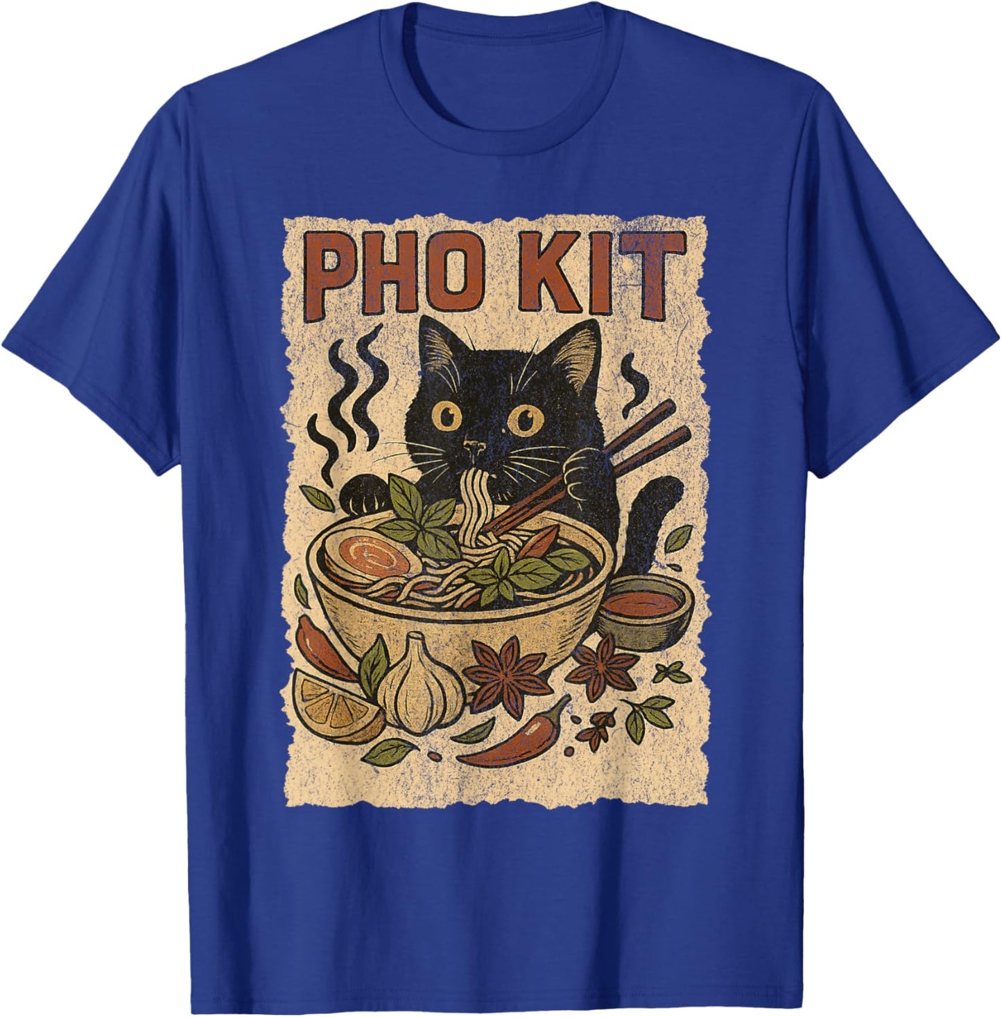 Pho Kit Funny Ramen Noodle Soup T-Shirt - T-Shirt | Royal