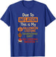 Due to Inflation This is My Costume T-Shirt - T-Shirt | Royal