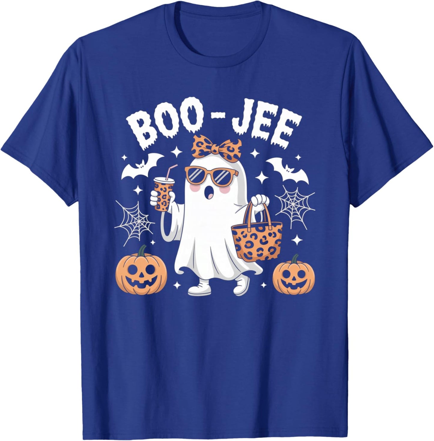 Boo JEE Ghost Halloween Spooky Vibes Boujee Boo Jee Ghost T-Shirt - T-Shirt | Royal