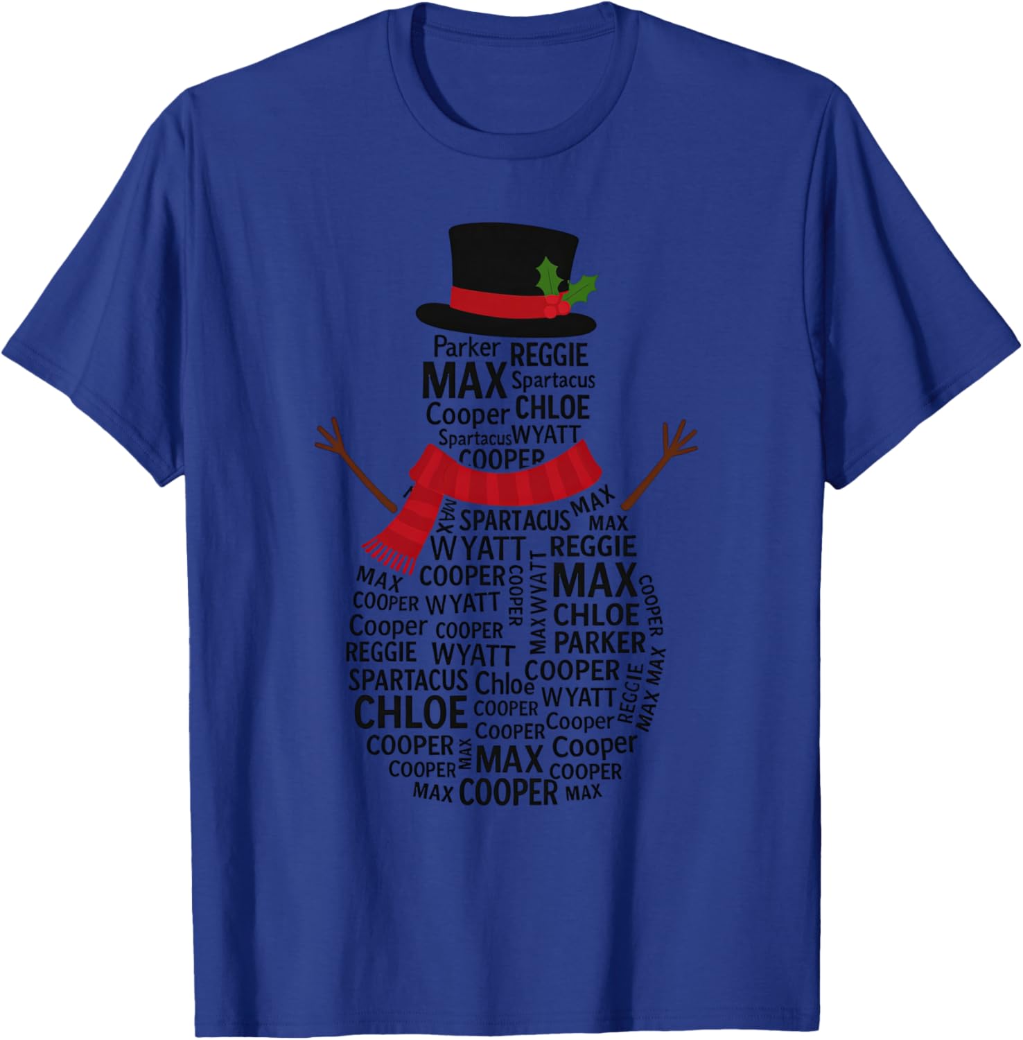 Sullivan Christmas Pets 2025 T-Shirt - T-Shirt | Royal