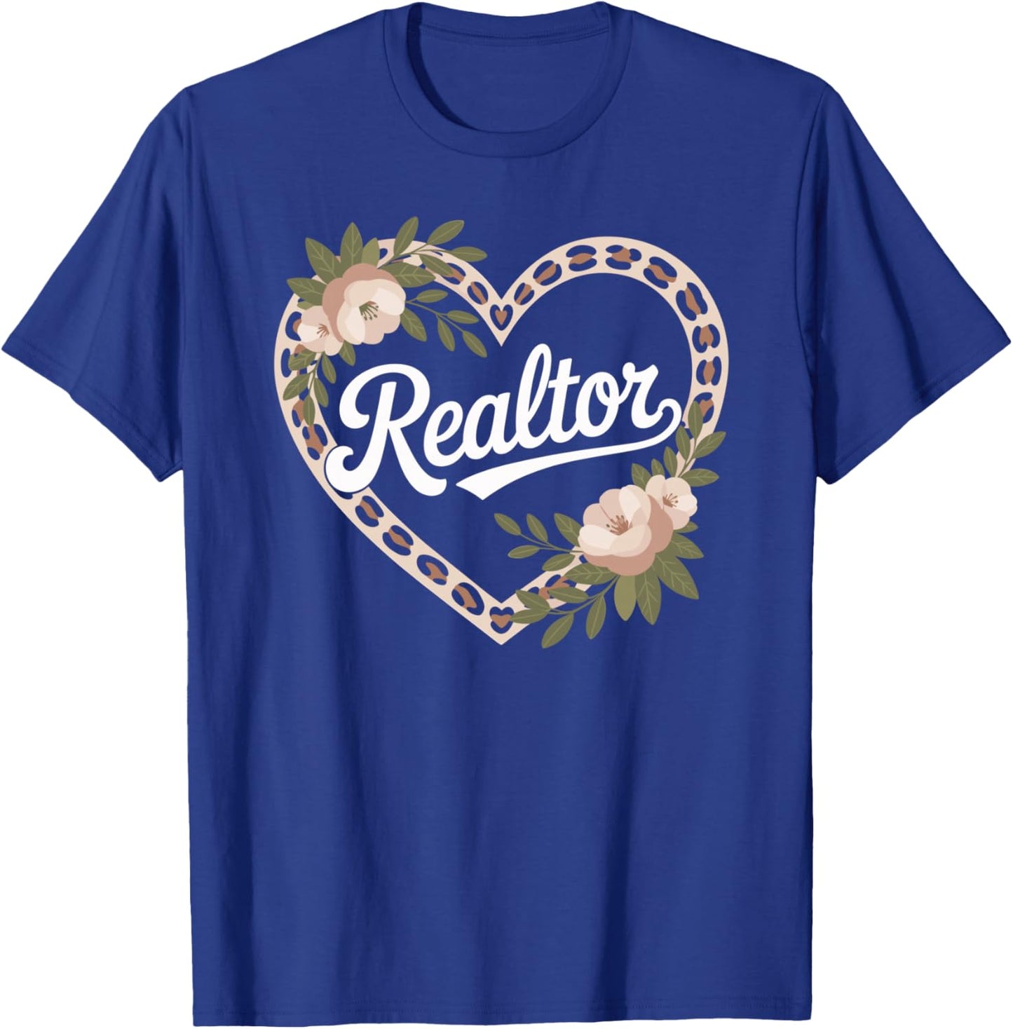 Realtor Heart T-Shirt - T-Shirt | Royal