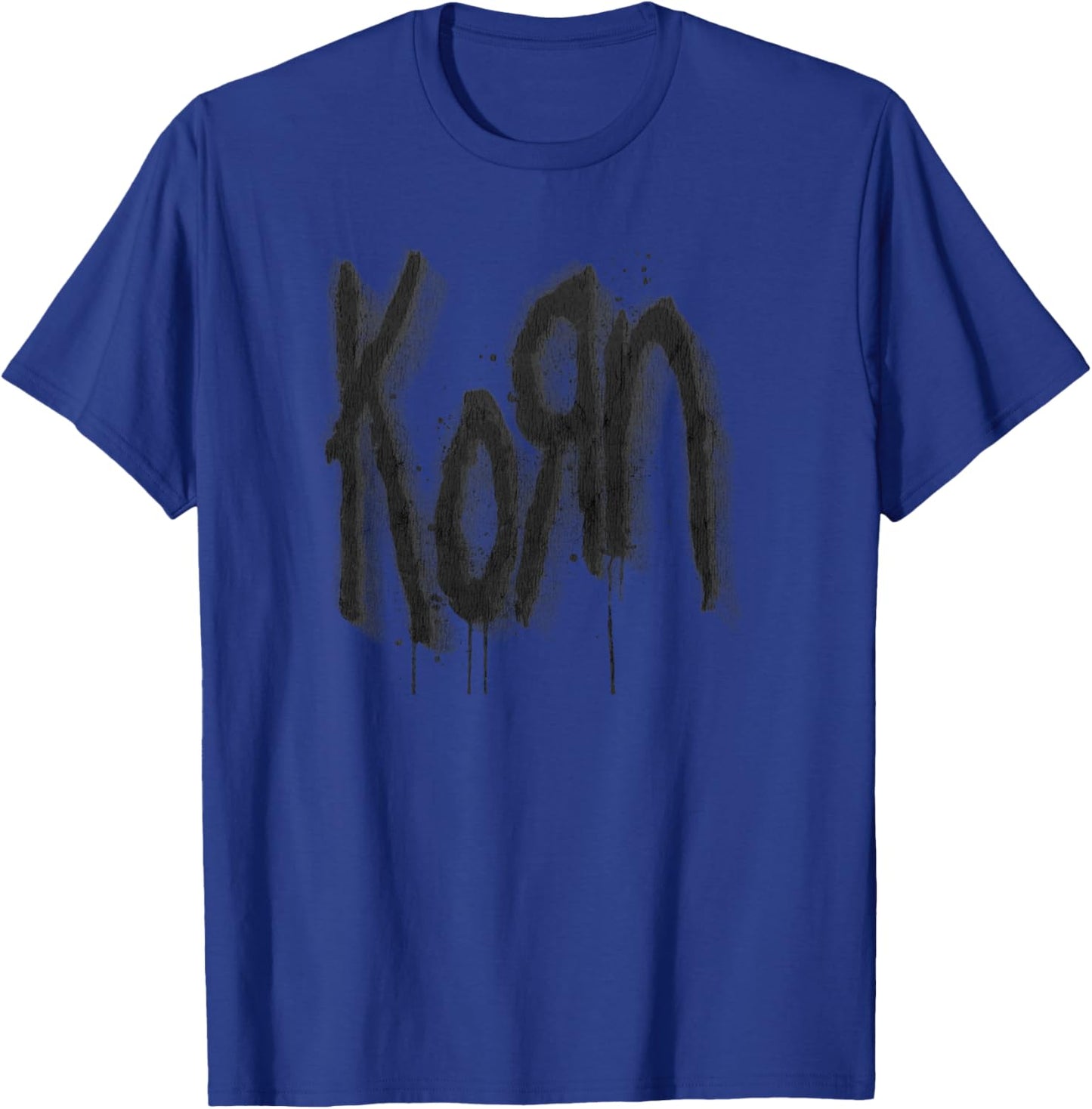 Korn Spray Paint Logo T-Shirt - T-Shirt | Royal