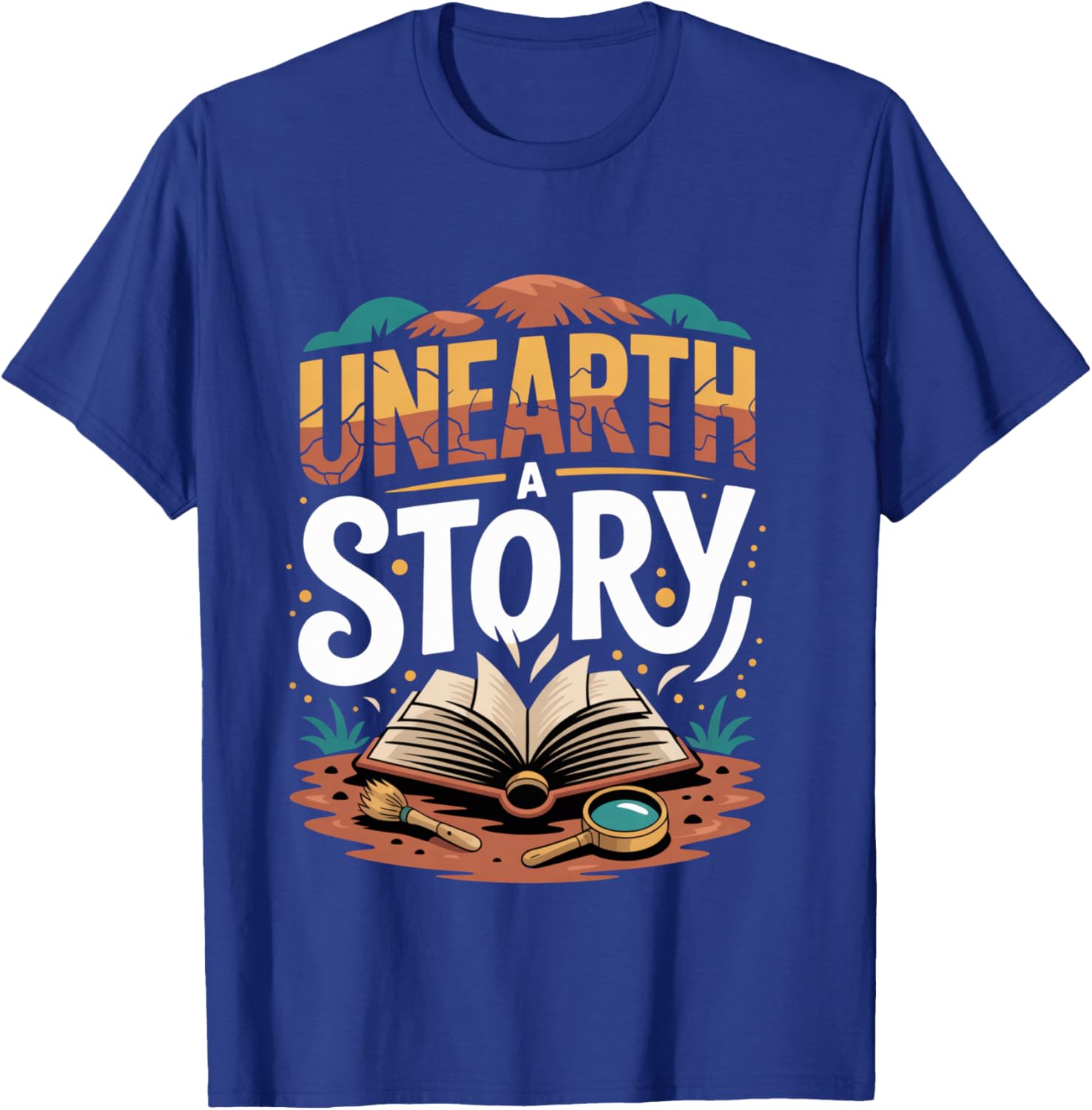 Unearth A Story 2026 Reading T-Shirt - T-Shirt | Royal