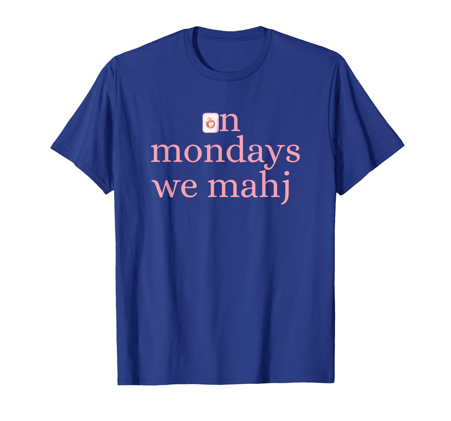 On Mondays we Mahj Coquette Bow Mahjong Lover T-Shirt