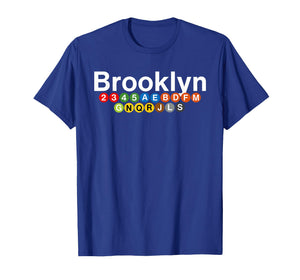 New York Brooklyn Subway Station Signs, Train Signs NYC T-Shirt