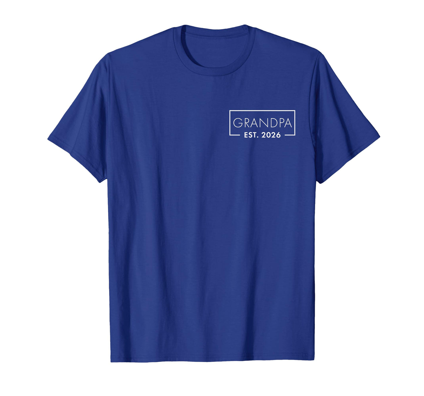 Funny 1st Time Grandpa EST 2026 New Grandpa T-Shirt