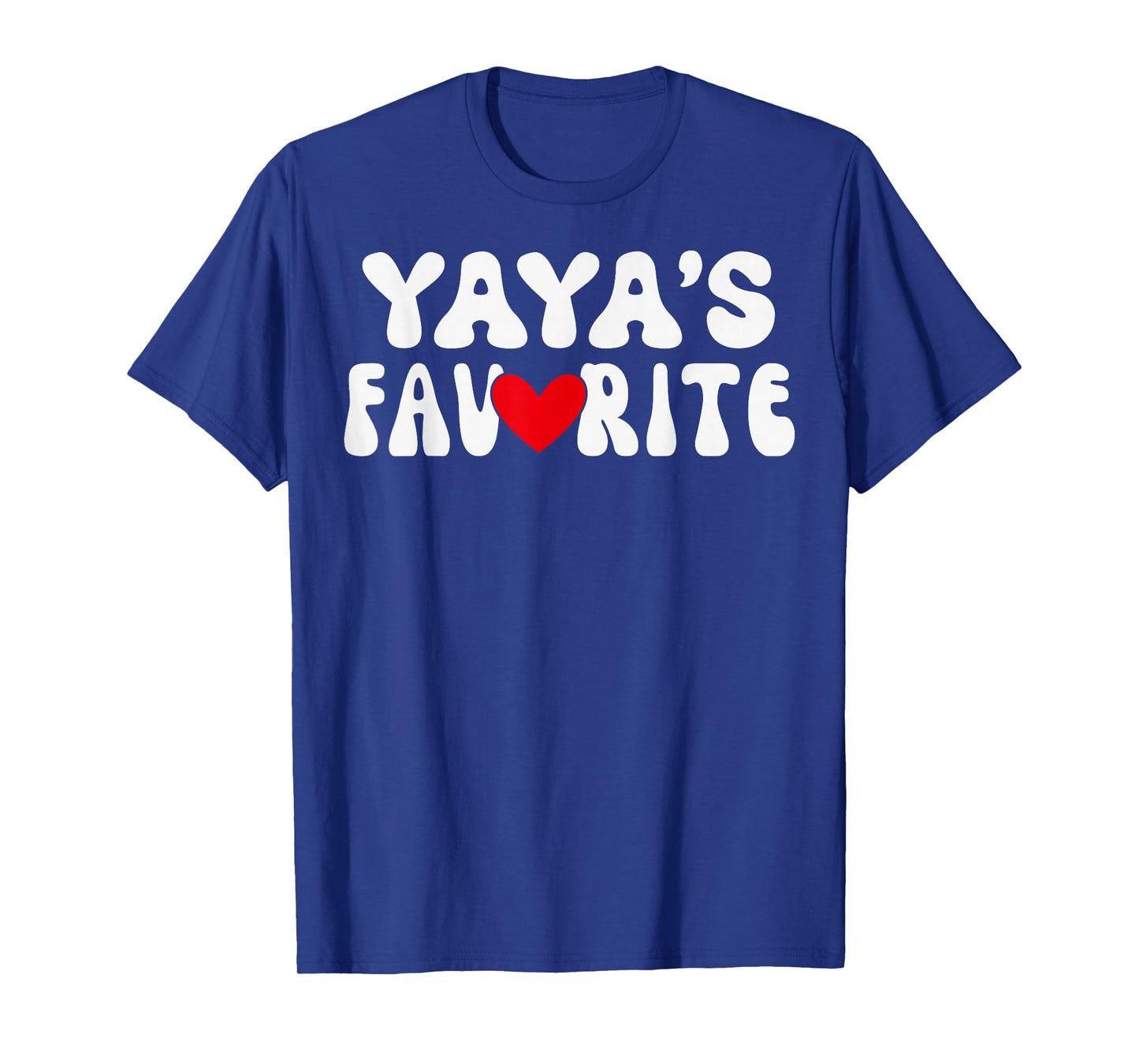 Yaya’S Favorite Funny Grandparent Grandchild Vintage Humor T-Shirt
