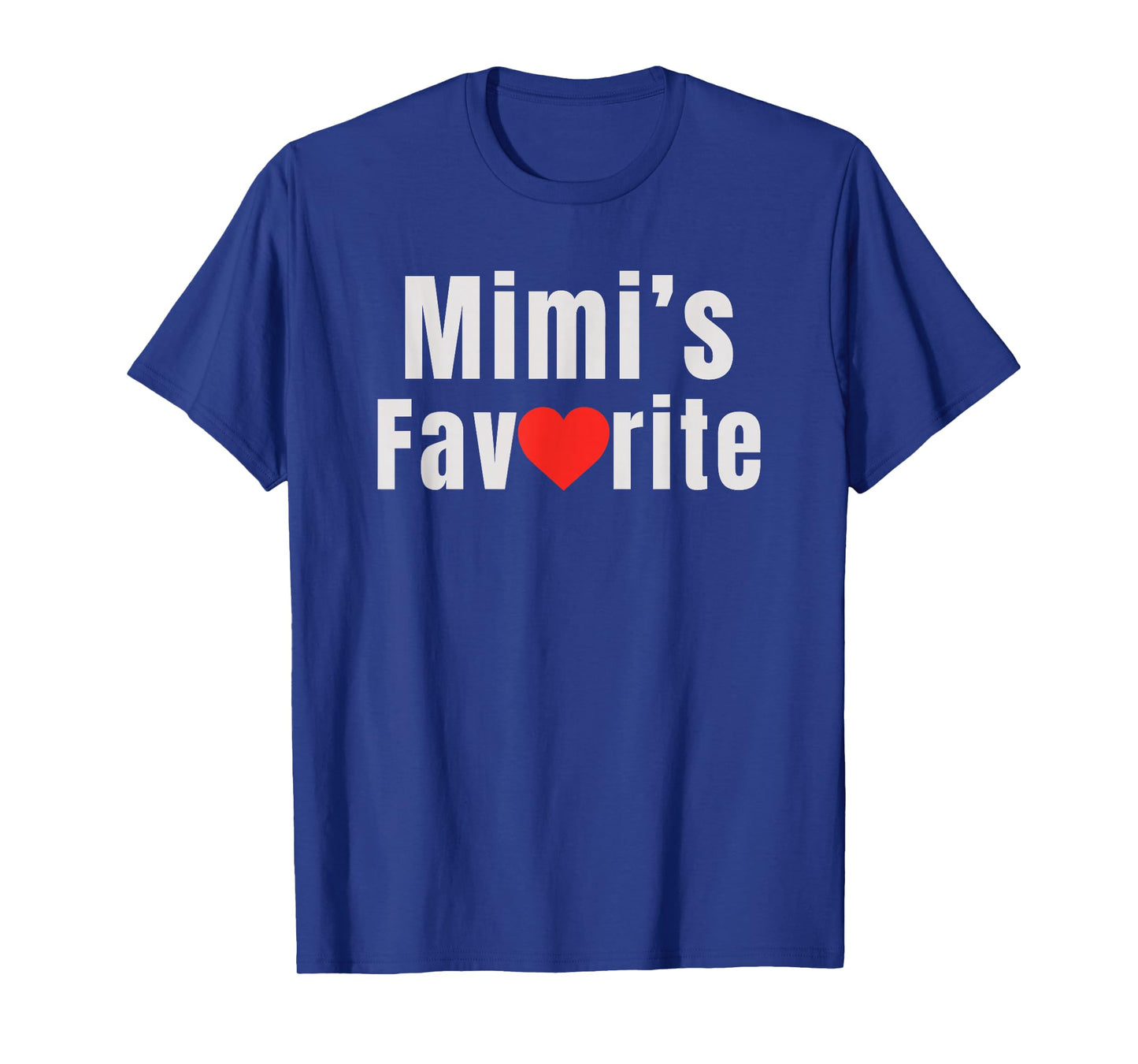Mimi's Favorite Mom Heart Family for Kids Toddler T-Shirt