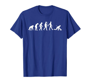 Cool Curling Art for Men Women Stone Sport Curling Player T-Shirt