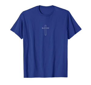 Blessed Christian Faith Cross T-Shirt