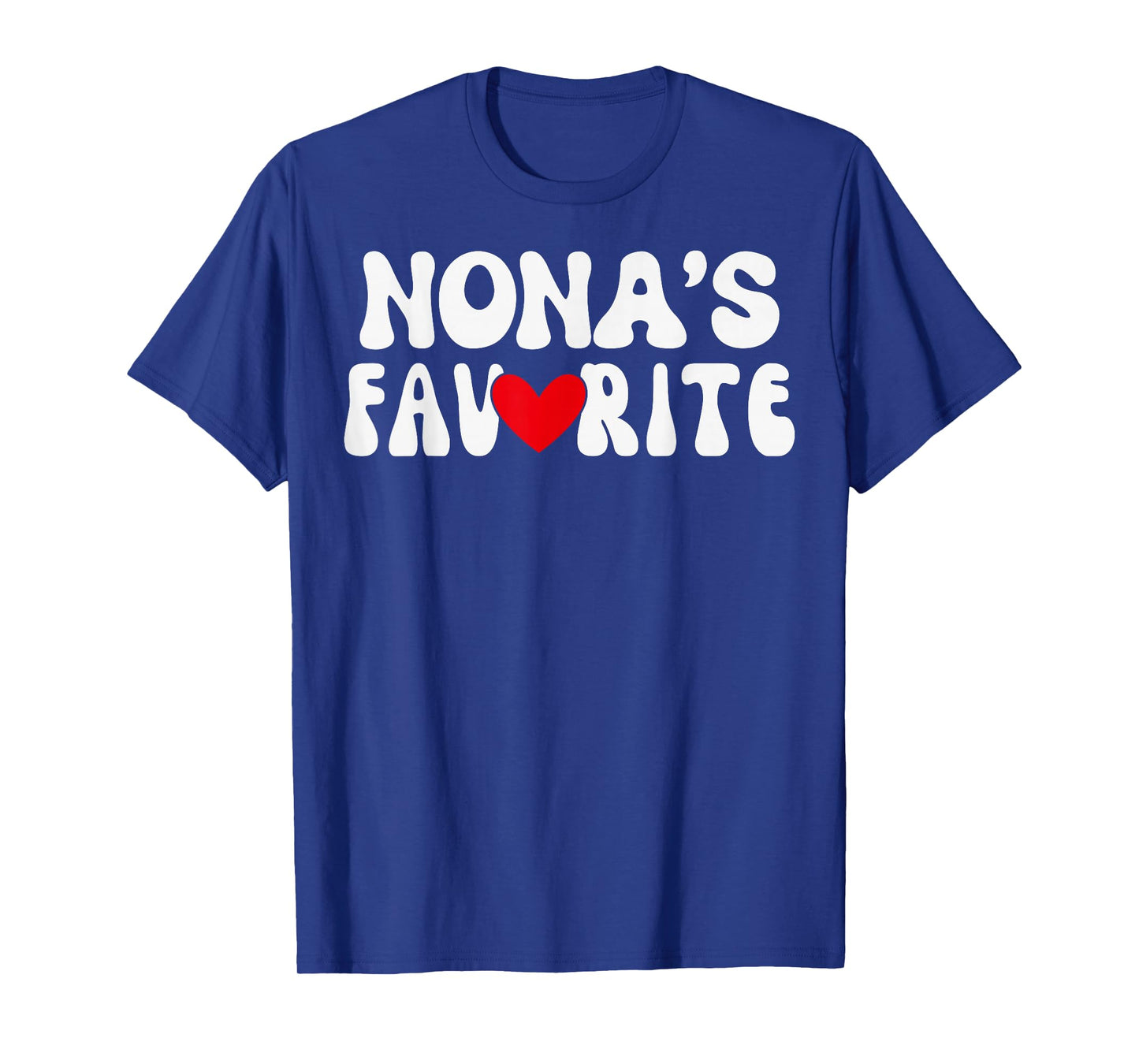 Nona’S Favorite Funny Grandparent Grandchild Vintage Humor T-Shirt