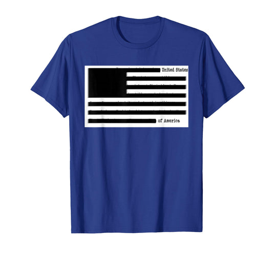 Censored Documents American Flag – United States of America T-Shirt