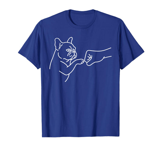 French Bulldog Punch Hand Friendship Fist Bump Dog Lovers T-Shirt