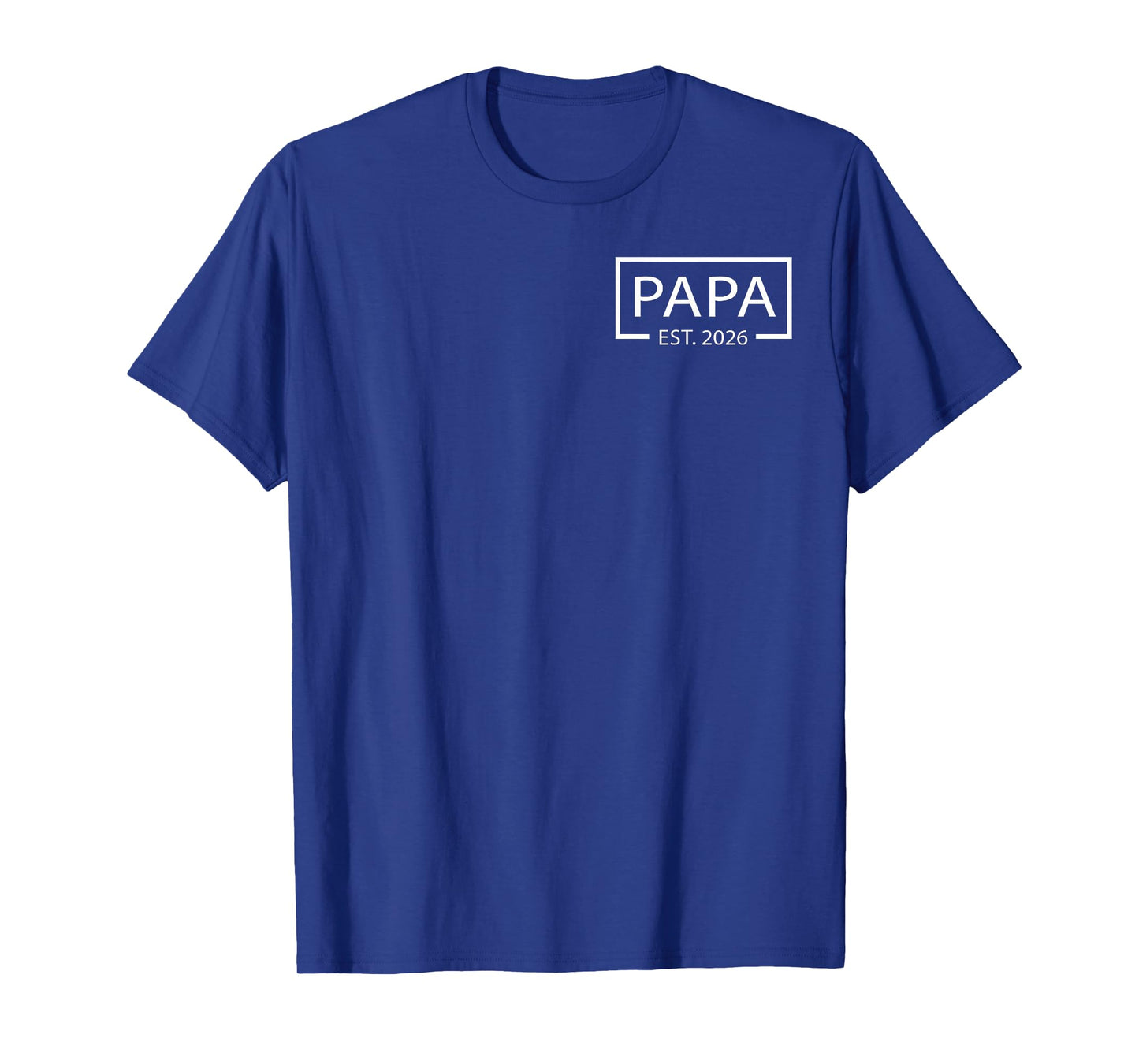 Promoted to Papa Est 2026 Baby Announcement Pocket T-Shirt