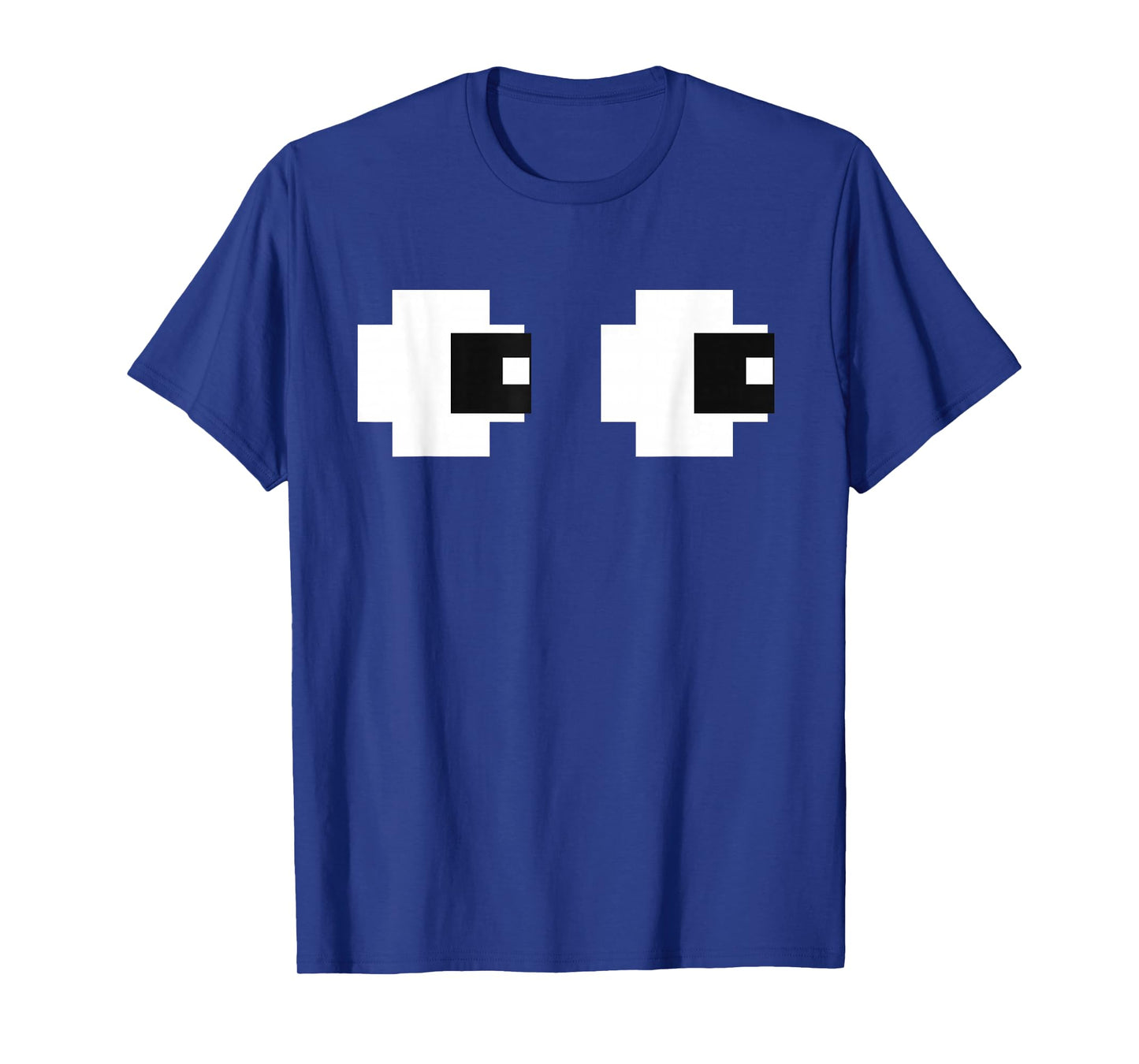 Retro Arcade Game Ghost Eyes Halloween Group Costume T-Shirt