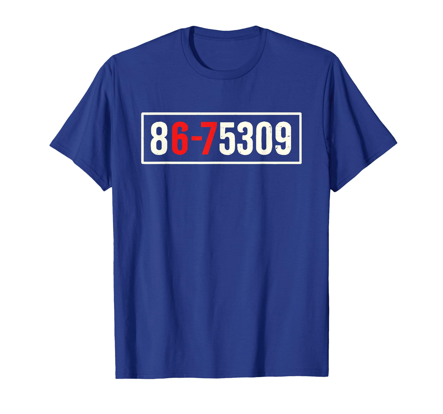 867-5309 Six Seven 6-7 Meme Vintage 80's Music T-Shirt