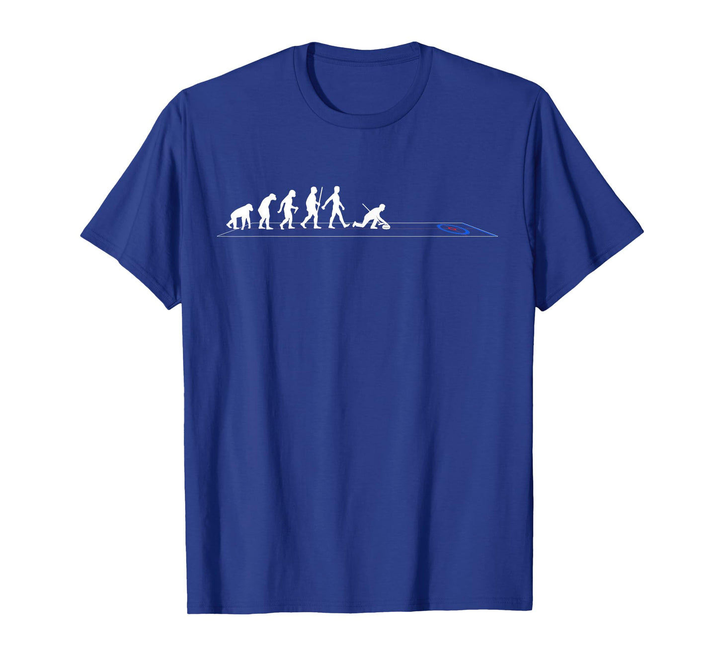 Cool Curling Art for Men Women Stone Ice Curling Sport Lover T-Shirt