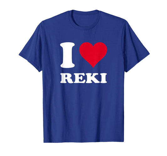 Red Heart I Love Reki T-Shirt