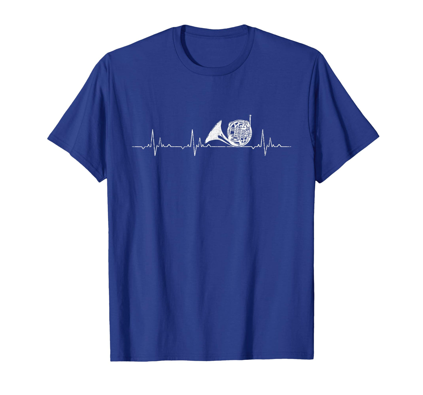 French Horn Heartbeat Funny Musician T-Shirt