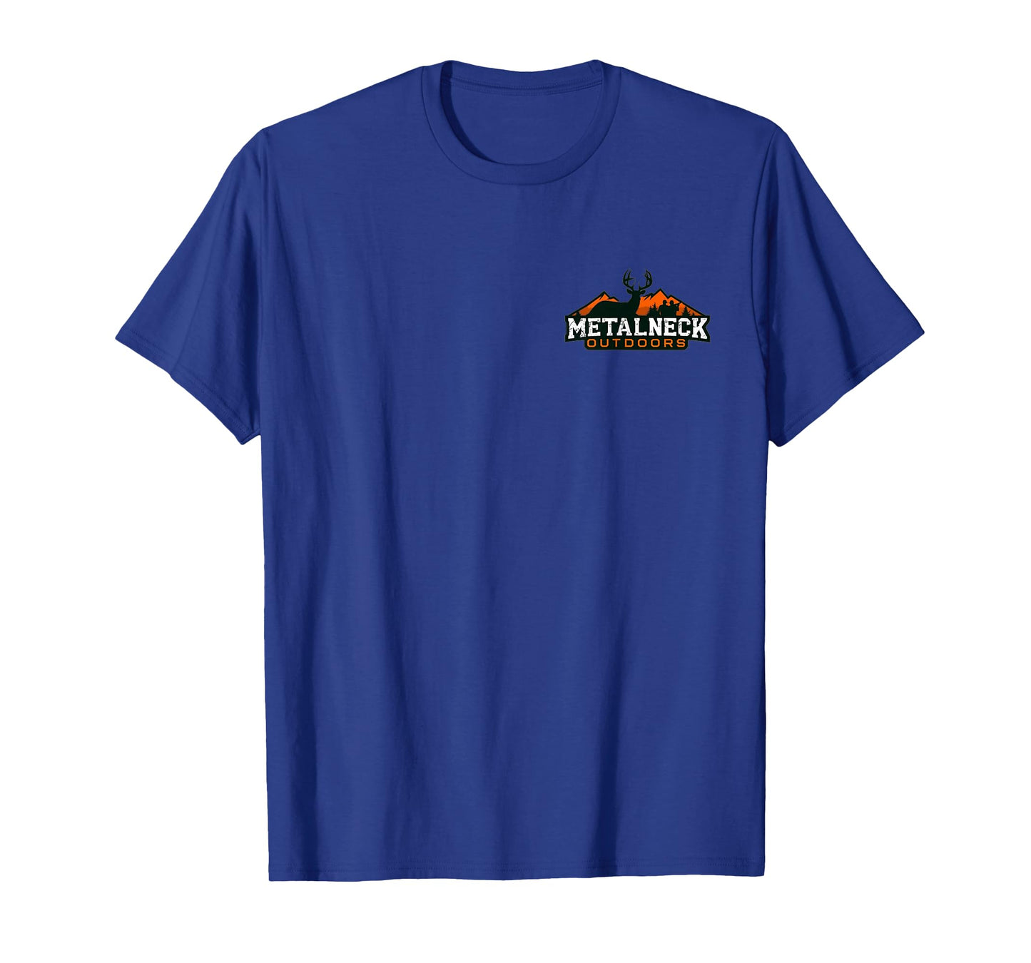 Metalneck Outdoors Deer on Back T-Shirt