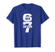 Funny Six Seven 6 7 Meme 67 Numbers T-Shirt