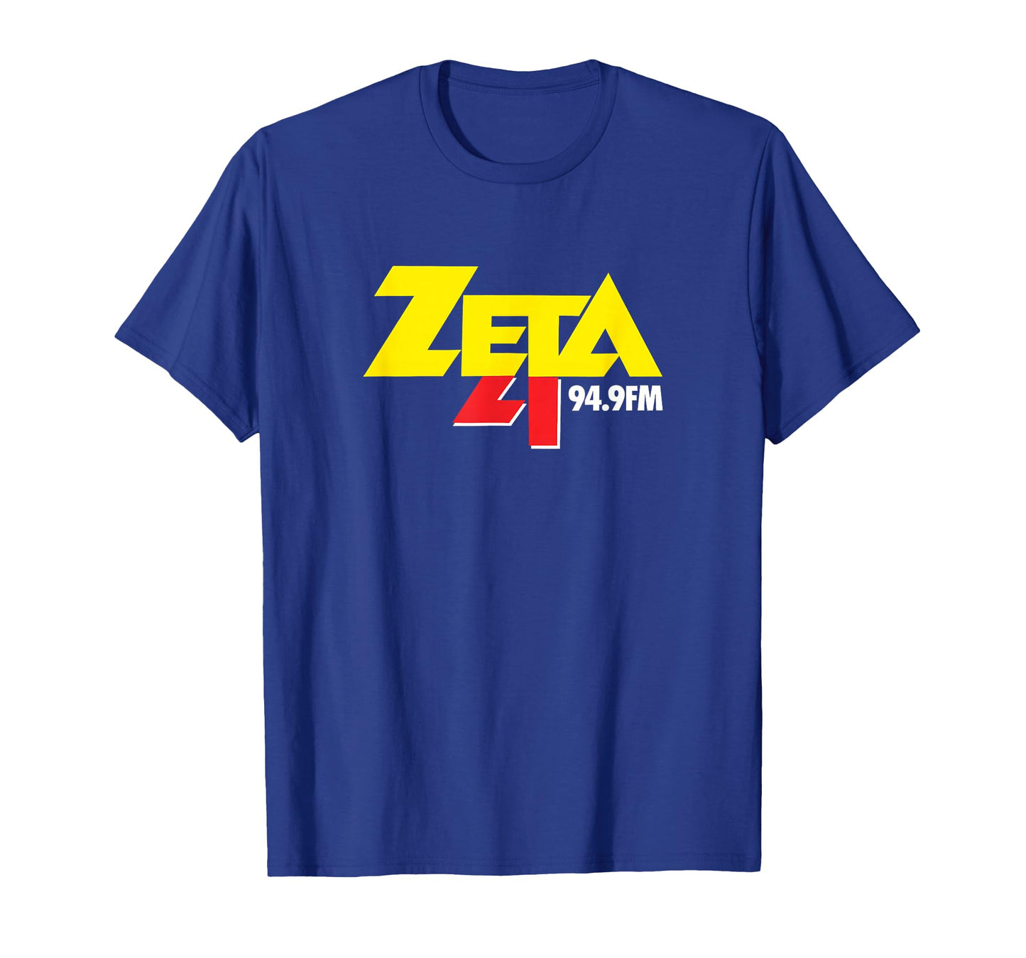 Zeta 94.9 FM Miami Classic Rock n Roll Radio Retro Design T-Shirt