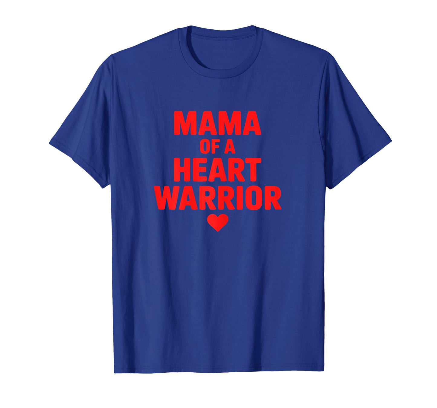 Vintage Mama of A Heart Warrior Disease Awareness CHD Women T-Shirt