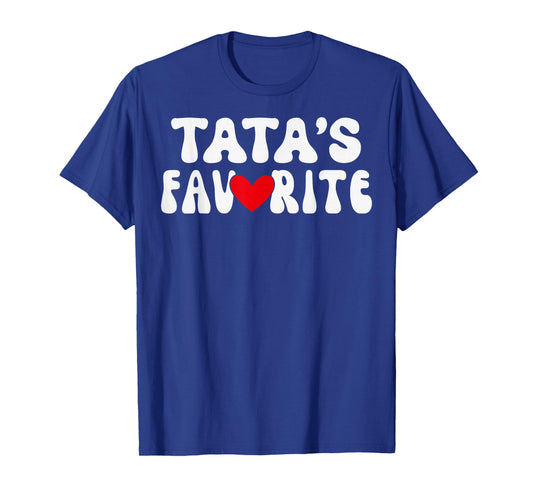 TATA’S Favorite Funny Grandparent Grandchild Vintage Humor T-Shirt