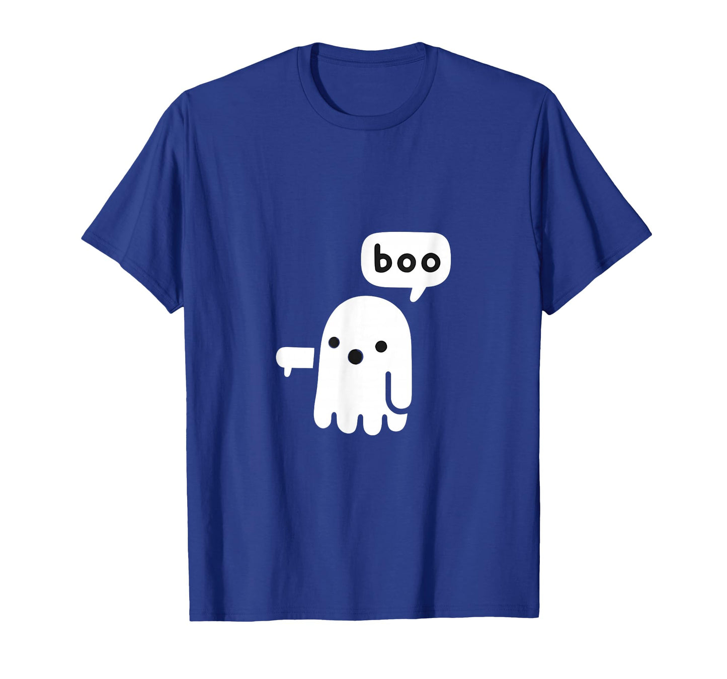 Cute Minimalist Boo Ghost Funny Halloween Ghostcore T-Shirt